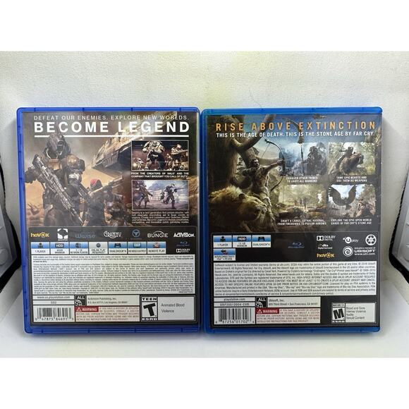 PS4 Games EUC Destiny Sony & FarCry Primal Far Cry PlayStation 4 Fast Shipping - Picture 2 of 3